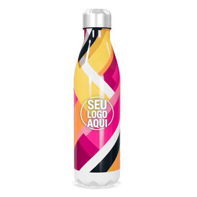 Garrafa Inox Estampada Colorida 750ml personalizado