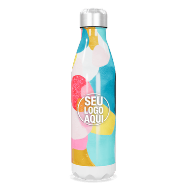 Garrafa Inox Estampa Colorida 750ml personalizado
