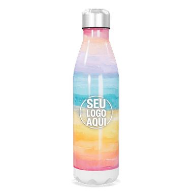 Garrafa Inox Arco Íris Térmica 750ml personalizado