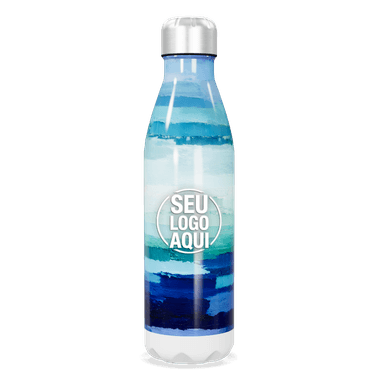 Garrafa Inox Azul Degrade 750ml personalizado