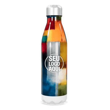 Garrafa Inox Estampada Colorida 750ml personalizado