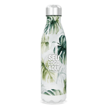 Garrafa Inox Folhas Tropicais personalizado