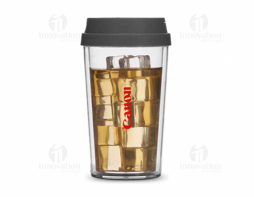 Copo plástico 400ml resistente e durável, perfeito para armazenamento seguro de líquidos. Feito em material metálico cromado de alta tecnologia. Ideal para uso doméstico ou eventos. Garanta o seu!