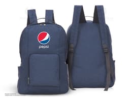 Mochila dobrável de couro para viagem. Prática, moderna e estilosa, ideal para suas aventuras. Com alças resistentes e design
