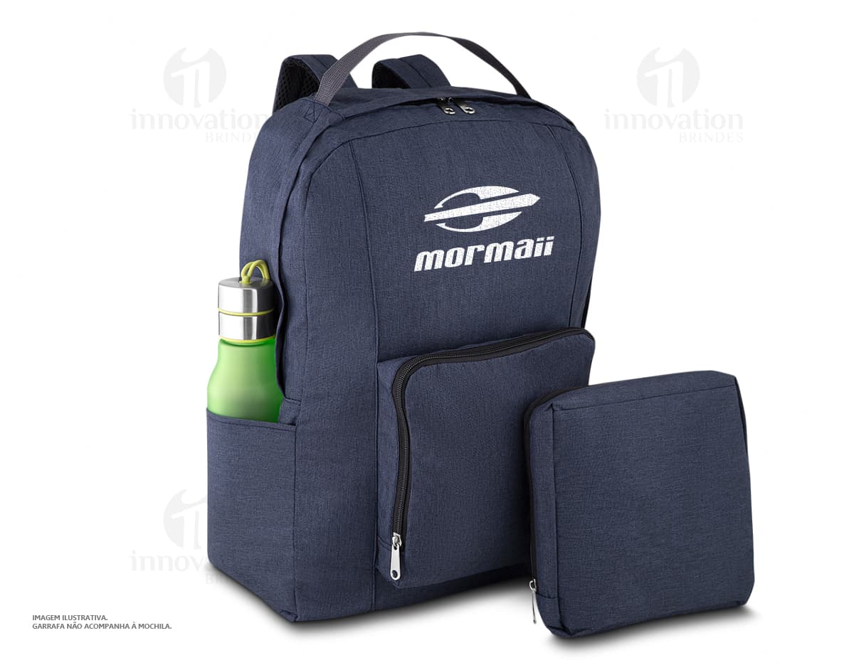 Mochila dobrável em couro preto, perfeita para suas viagens e passeios. Design moderno, alças confortáveis e zíper prático. Ideal para quem busca praticidade e estilo. Leve, compacta e estilosa. Adquira já a sua!