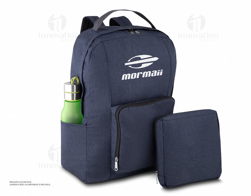 Mochila dobrável em couro preto, perfeita para suas viagens e passeios. Design moderno, alças confortáveis e zíper prático. Ideal para quem busca praticidade e estilo. Leve, compacta e estilosa. Adquira já a sua!