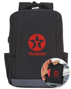 Mochila de nylon USB perfeita para suas viagens de negócios. Moderna e espaçosa, é o acessório ideal para levar seus equipamentos de forma prática e segura. Com design em couro e plástico resistente, ela possui alça para fácil transporte. Leve seus pertences com estilo e praticidade, mantendo tudo organizado durante sua jornada. Perfeita para viagens de negócios ou lazer. Garanta já a sua!