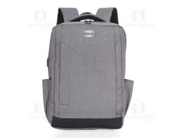 Perfect USB nylon backpack for your business trips. Modern and spacious, it is the ideal accessory for carrying your