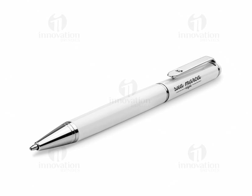 caneta metal esferográfica com estojo Personalizado
