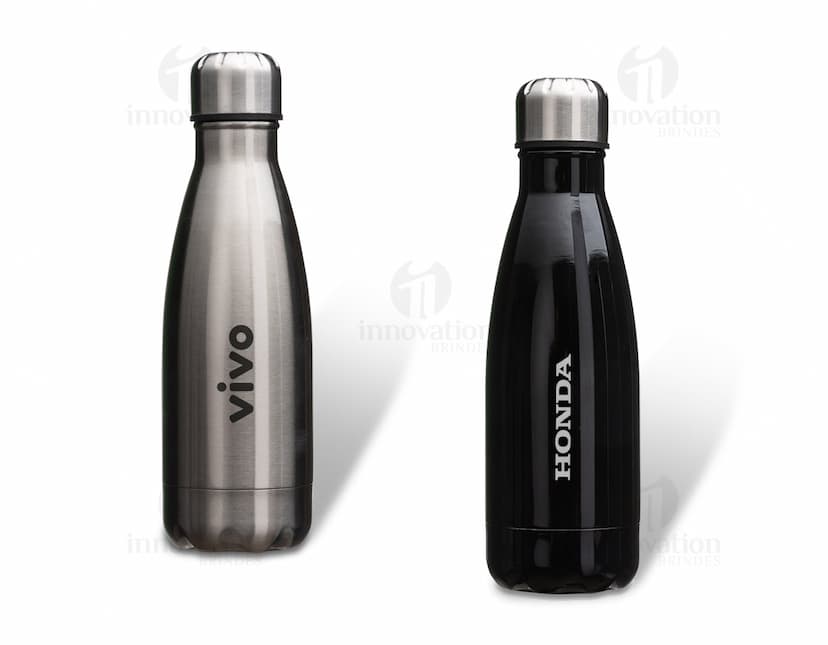 Squeeze de metal 550ml - Ideal para manter-se hidratado o dia todo. Resistente e prático, perfeito para levar para academia, trabalho ou viagens. Garanta o seu!
