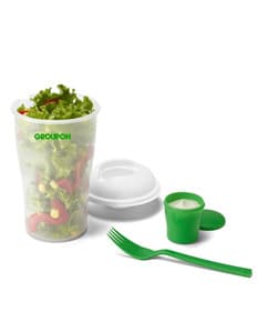 Copos para Salada - Práticos e modernos, ideais para transportar sua salada de forma higiênica e segura. Feitos em plástico resistente, com design clean e tecnológico. Perfeitos para levar sua refeição de forma saudável para o trabalho ou escritório. Compre já!