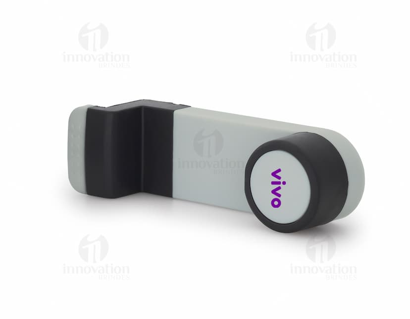 Porta celular para carro - Acessório de tecnologia moderna em metal preto para manter seu device seguro e conectado enquanto dirige. A solução ideal para quem busca praticidade e segurança no trânsito. Adquira já o seu!