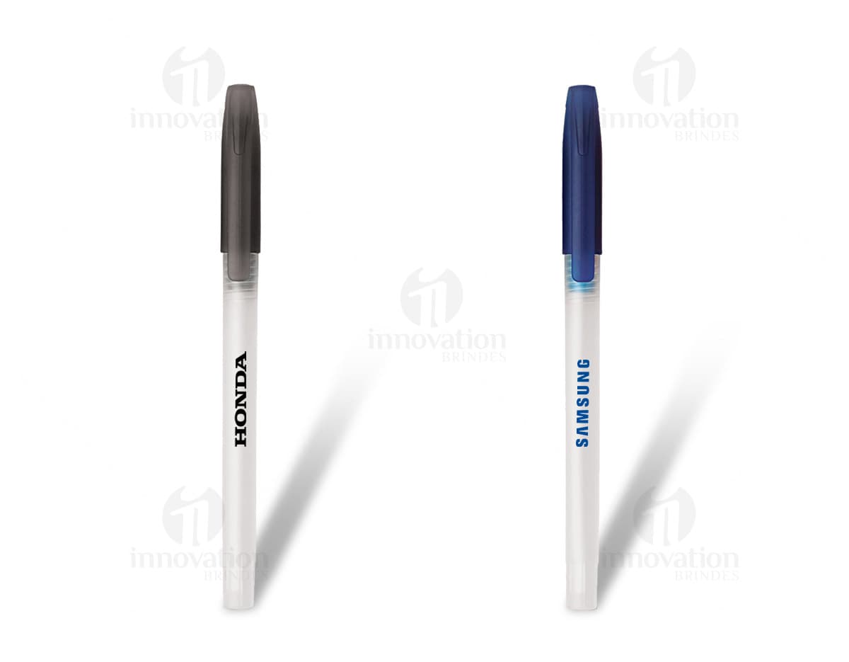 Caneta plástica esferográfica carga seca - Escreva com praticidade e qualidade. Ideal para uso no escritório, na escola ou em casa. Design moderno e durável. Adquira a sua agora!