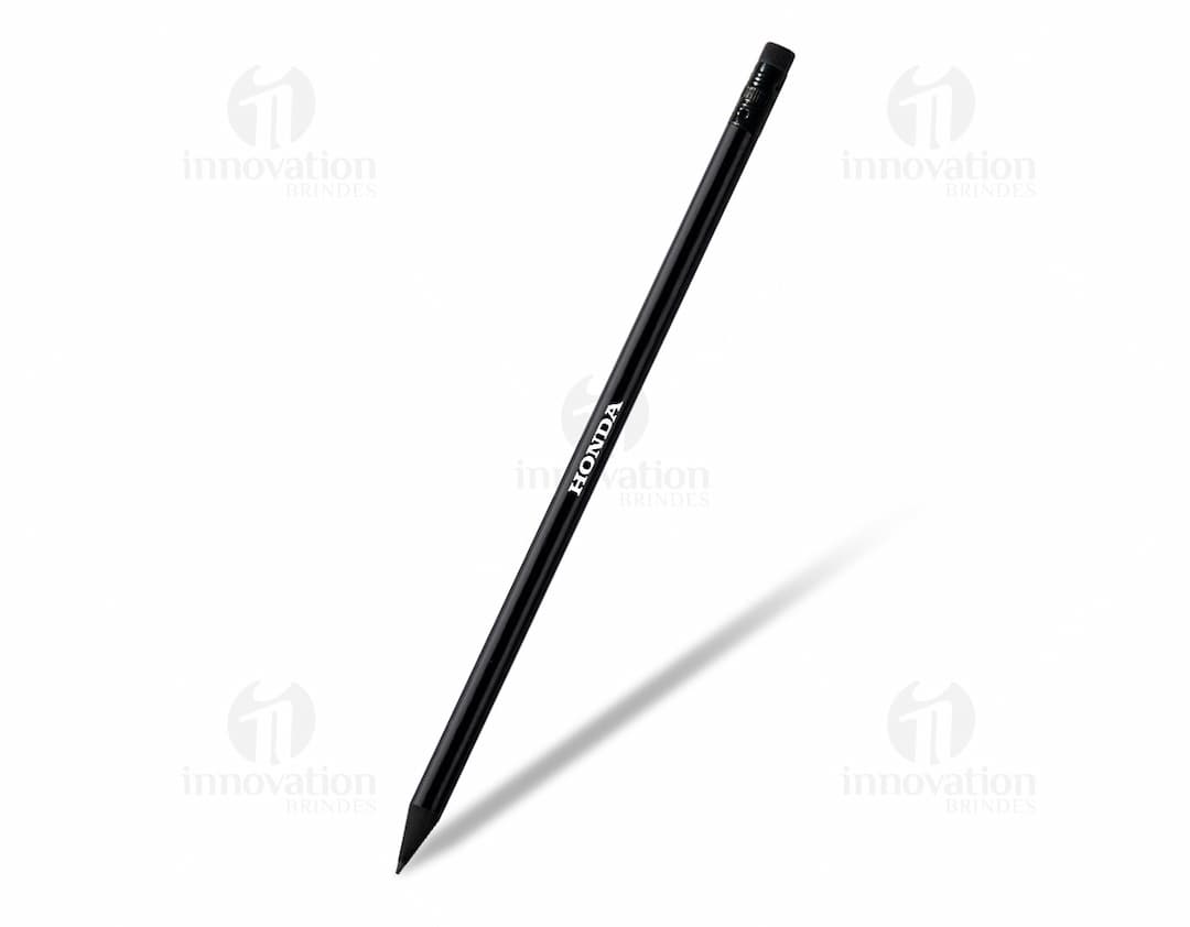 Lápis com borracha para escrita e desenho de alta qualidade. Ideal para uso escolar, profissional e artístico. Confeccionado em metal resistente e ponta precisa. Adquira já o seu!
