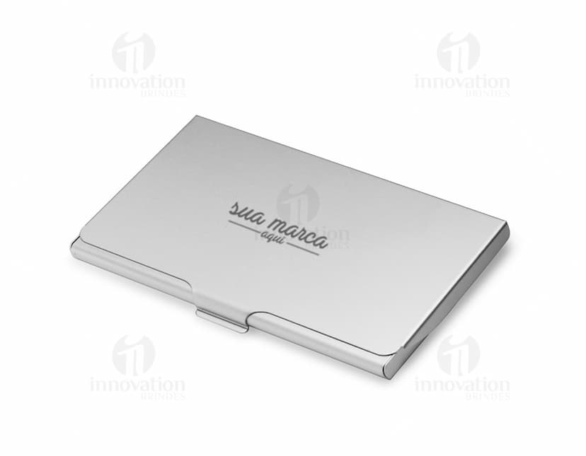 Porta cartões de alta qualidade para organizar seus contatos e documentos de forma prática e segura. Ideal para uso no escritório, reuniões e viagens de negócios. Guarde seus cartões de visita com praticidade e estilo. Compre agora!