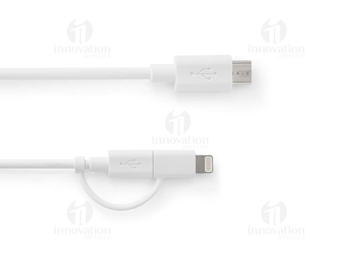 Cabo USB 3 em 1 - Conecte-se com versatilidade e praticidade em um único produto! Tenha o poder de carregar, transferir dados e sincronizar dispositivos de forma rápida e eficiente. A solução perfeita para o seu dia a dia tecnológico. Adquira já o seu!