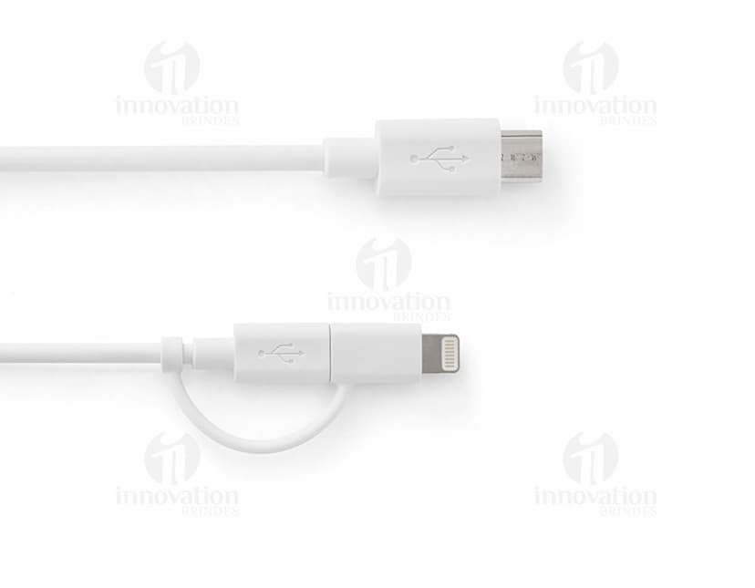 Cabo USB 3 em 1 - Conecte-se com versatilidade e praticidade em um único produto! Tenha o poder de carregar, transferir dados e sincronizar dispositivos de forma rápida e eficiente. A solução perfeita para o seu dia a dia tecnológico. Adquira já o seu!