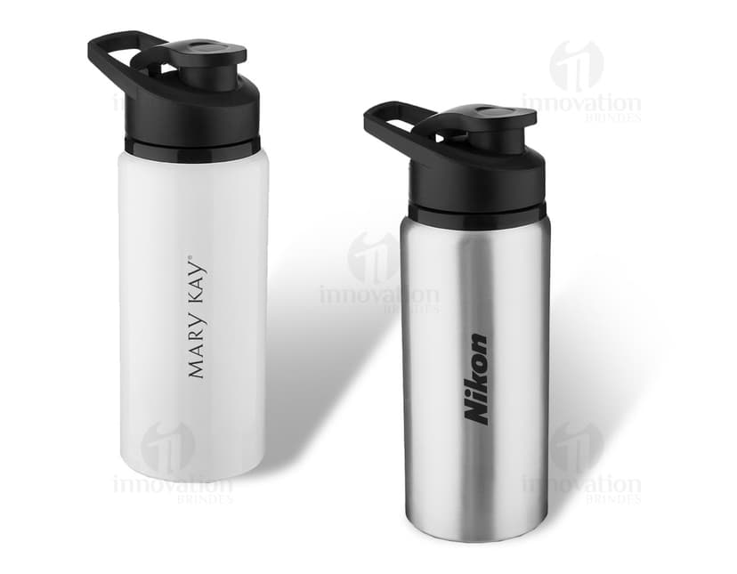 Squeeze de Metal 600 ml - Acessório elegante e prático para se manter hidratado ao longo do dia. Feito em metal de alta qualidade, ideal para acompanhar você em todas as atividades. Garanta já o seu!