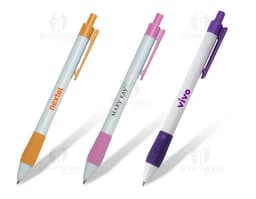 Caneta plástica colorida para escrita e desenho em papel, ideal para uso no escritório, escola ou em casa. Perfeita para