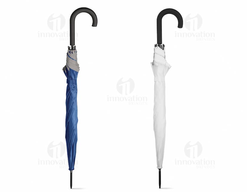 Guarda-chuva preto de alta qualidade para proteção em dias chuvosos. Ideal para uso em todas as estações, design resistente e seguro. Perfeito para graduação e celebrações ao ar livre. Adquira já o seu!