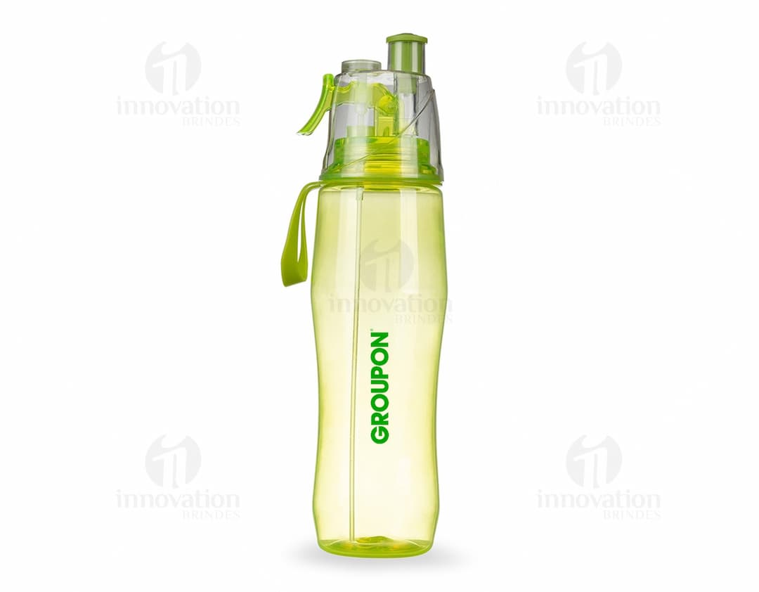 squeeze plástico 700ml com borrifador Personalizado