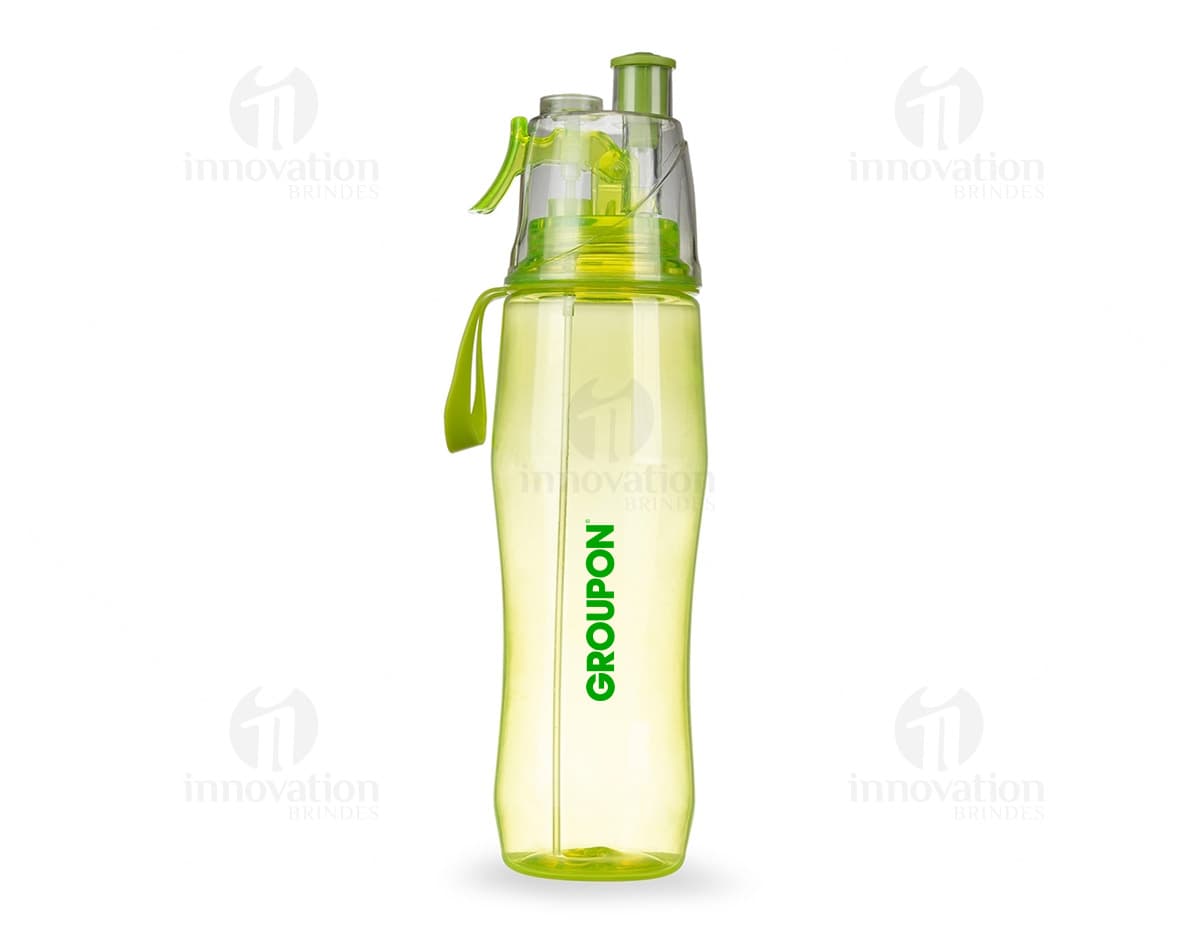 squeeze plástico 700ml com borrifador Personalizado