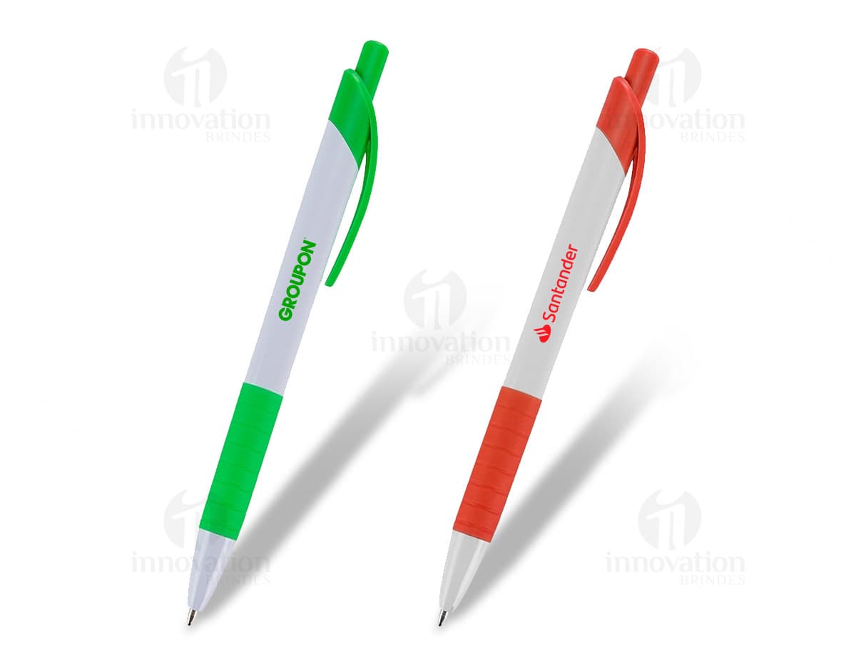 Caneta Plástica Amarela de Metal para Escritório e Escola - Ferramenta de Escrita de Alta Qualidade para Documentos e Trabalhos Criativos. Ideal para Design e Arte.