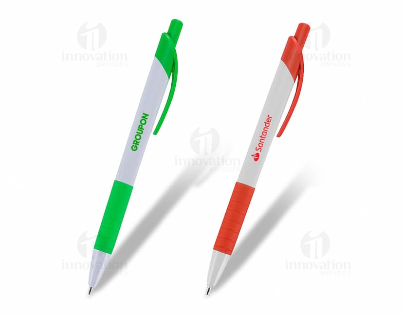 Caneta Plástica Amarela de Metal para Escritório e Escola - Ferramenta de Escrita de Alta Qualidade para Documentos e Trabalhos Criativos. Ideal para Design e Arte.