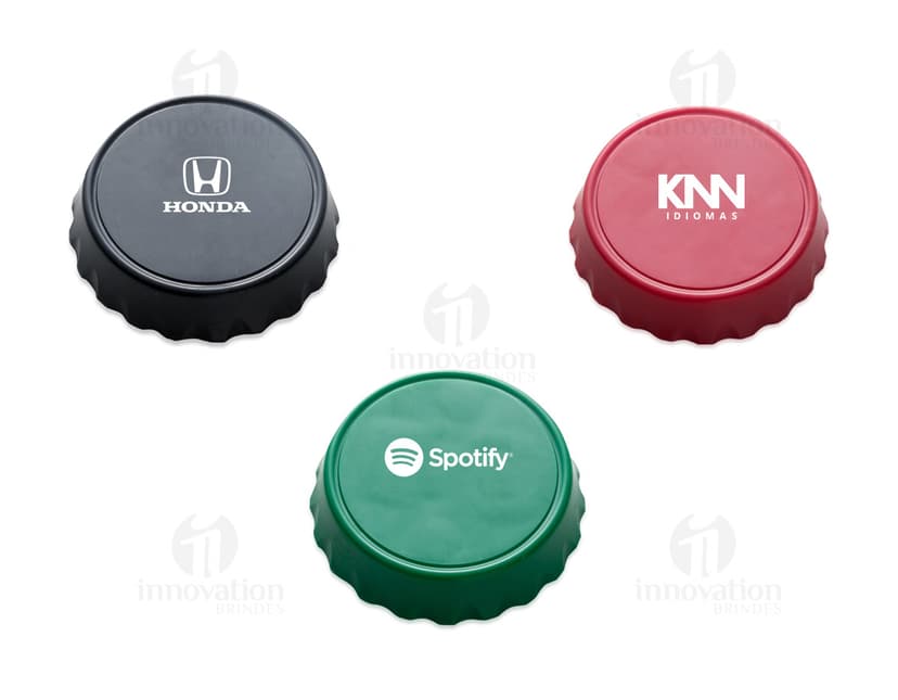 Abridor de garrafa com design moderno e brilhante para brindes de qualidade. Perfeito para eventos, empresas e brindes personalizados. Garanta já o seu!