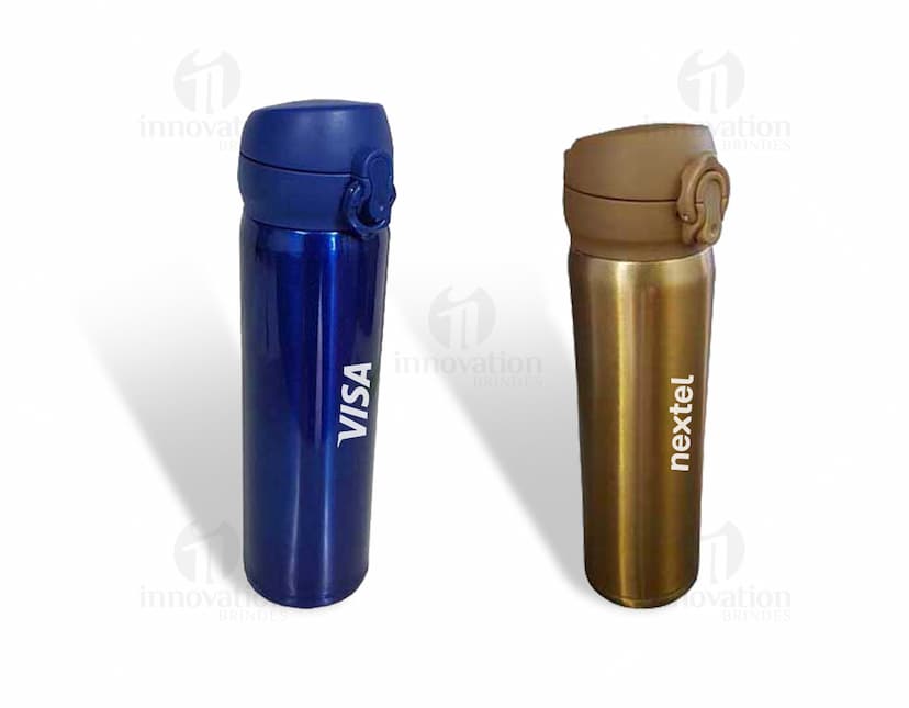 Garrafa Térmica 480ml - Mantenha suas bebidas quentes ou frias por mais tempo com esta garrafa térmica de alta qualidade. Design moderno, perfeita para uso diário! Aproveite já! #garrafa #térmica #brinde #qualidade #prático #moderno #beber #água #cafÉ #refrigerante.