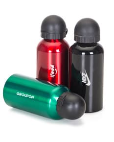 Frasco squeeze de alumínio 400ml - Ideal para se manter hidratado durante todo o dia. Feito de alumínio resistente, é perfeito para levar sua bebida preferida para onde quer que vá. Prático, higiênico e com design moderno, garanta já o seu!