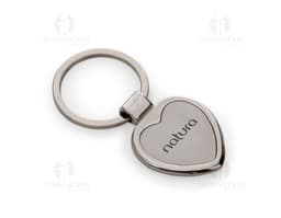Chaveiro de metal com design moderno e elegante, perfeito para manter suas chaves seguras e organizadas. Ideal para