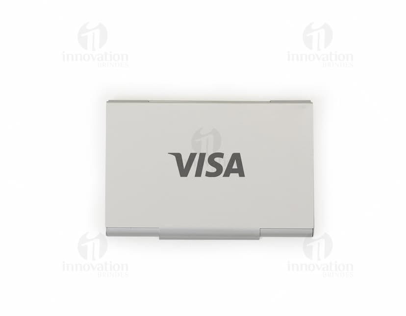 porta cartão alumínio Personalizado
