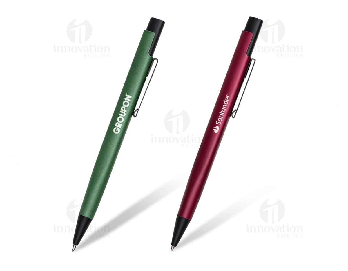 Caneta semimetal para escrita suave e fluida. Ideal para uso no escritório, na escola ou em reuniões de negócios. Com corpo metálico resistente e tinta duradoura, é a escolha perfeita para assinaturas e criação de documentos. Adquira já a sua!