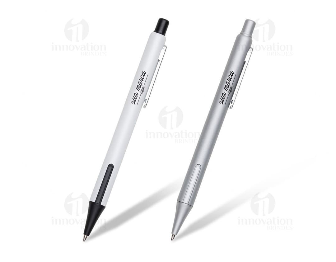 Caneta semimetal: a escolha perfeita para sua rotina no escritório ou na escola. Com sua composição resistente e design cromado, esse instrumento de escrita é ideal para assinaturas, anotações e ilustrações. Adquira a sua e garanta mais praticidade e estilo ao seu dia a dia.