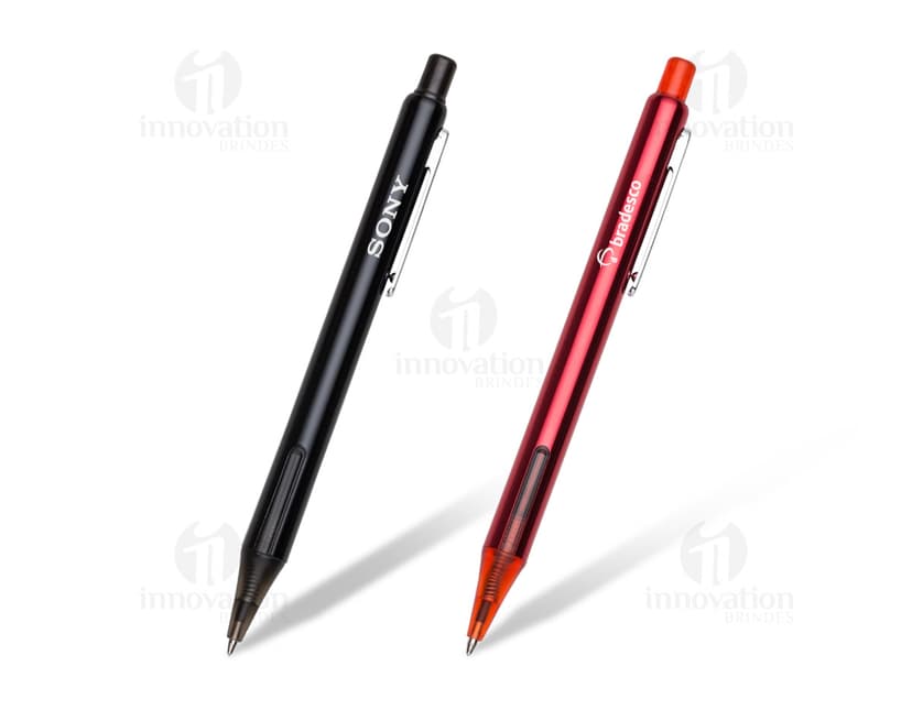 Caneta semimetal para escrita profissional e acadêmica. Feita com materiais de alta qualidade, ideal para assinaturas e anotações. Perfeito para o ambiente de escritório e escolar. Adquira a sua agora!