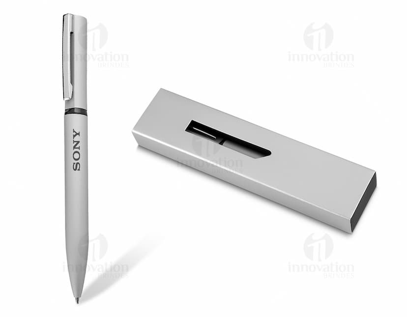 caneta de metal com estojo Personalizado