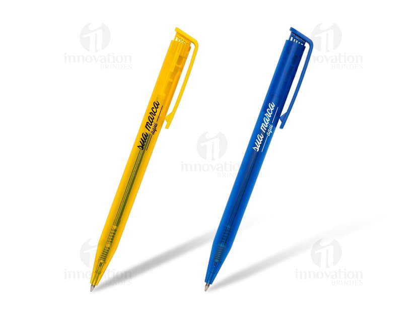 Caneta plástica para escrita suave e precisa. Ideal para uso no escritório, na escola ou em casa. Feita de material resistente e durável, com ponta de plástico e tinta de alta qualidade. Perfeita para preencher formulários, fazer anotações e escrever com conforto. Adquira já a sua!