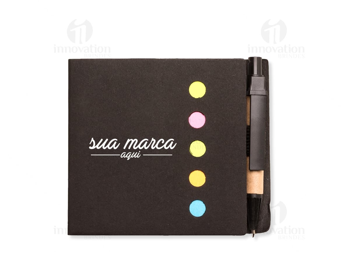 Bloco de anotações de couro para escritório e organização. Ideal para armazenar documentos e manter suas anotações sempre em dia. Perfeito para uso no trabalho ou na faculdade. Adquira já o seu!