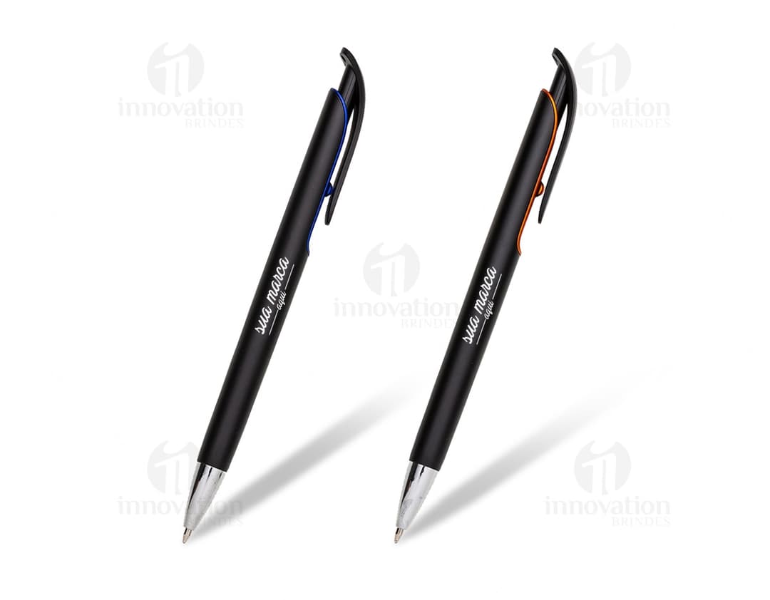 Smooth writing black plastic pen for your office or studies. Ideal for signing documents, financial planning, and much more.