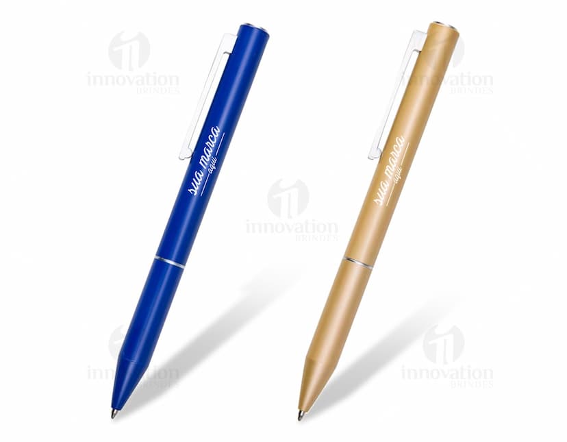 Caneta de metal premium para escrita suave e durável. Perfeita para uso escolar, acadêmico ou profissional. Ideal para assinaturas e escrita cotidiana. Adquira já a sua e destaque-se!