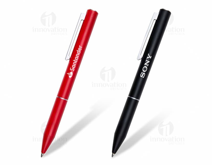 Caneta de metal de alta qualidade para escrita suave e precisa. Perfeita para uso escolar, escritório ou faculdade. Ideal para assinaturas e projetos de negócios. Durável e elegante, essa caneta é o acessório essencial de papelaria que você estava procurando. Adquira já a sua!
