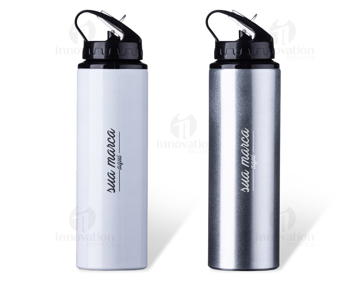 Squeeze de metal 750 ml, ideal para manter-se hidratado durante o dia. Feito em metal resistente, moderno e durável. Perfeito para levar para o trabalho, academia ou viagens. Garanta já o seu!