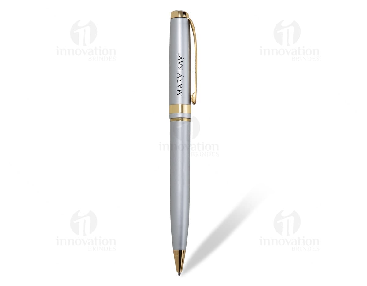 Caneta de metal elegante para escrever com conforto e estilo em casa, na escola ou no escritório. Ideal para todas as suas necessidades de escrita.