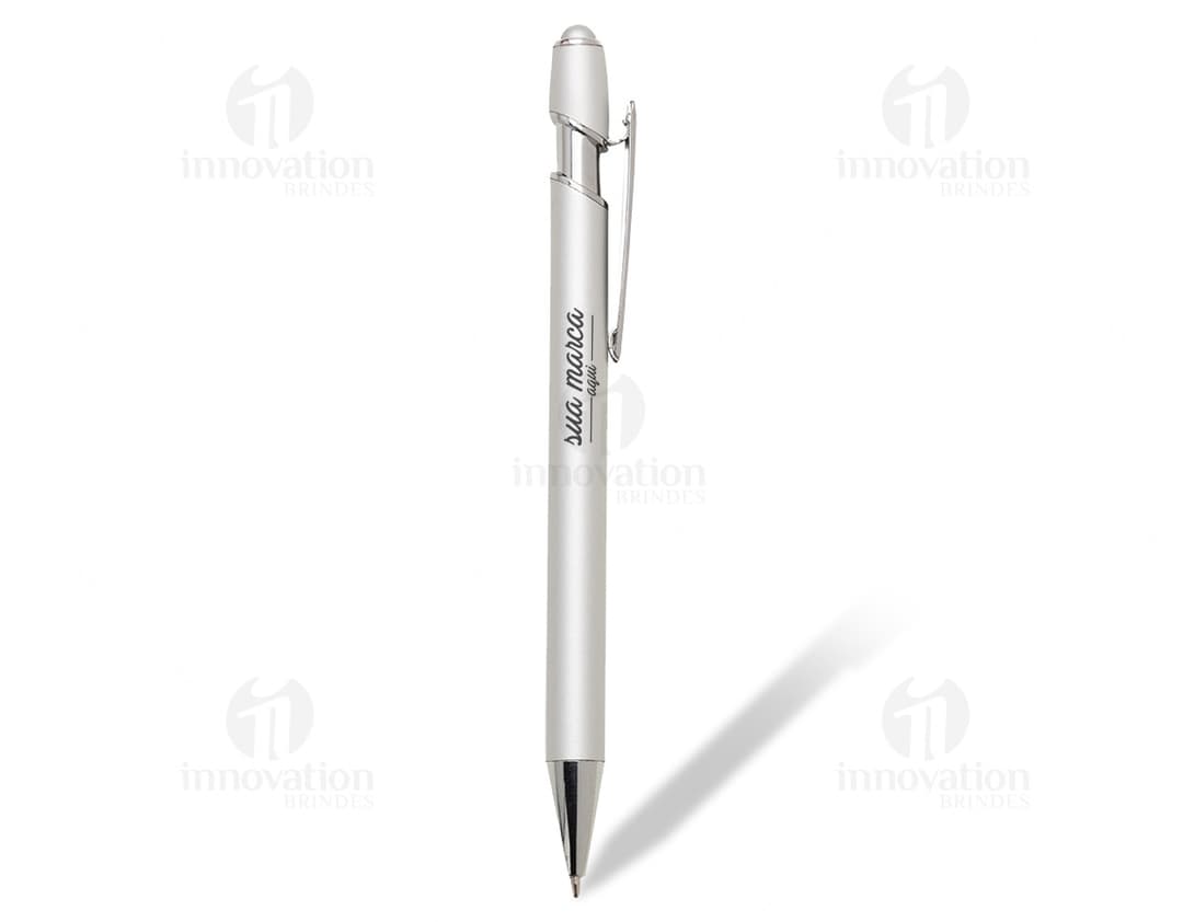 Caneta de metal touch: ferramenta de escrita multifuncional para escritório e estudos. Ideal para assinaturas, desenhos e anotações em papel e dispositivos eletrônicos. Design elegante e durável em aço inoxidável. Incremente sua rotina com praticidade e estilo!