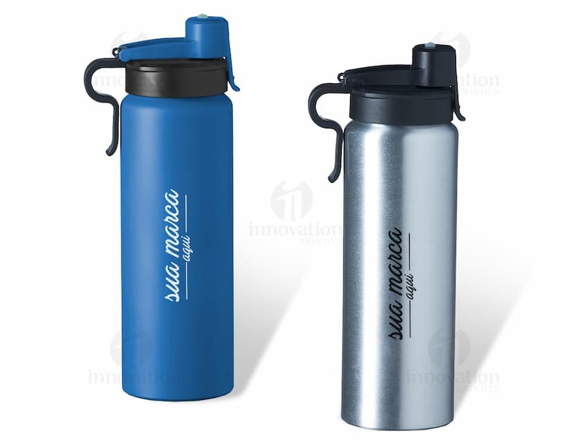 Squeeze de metal 800ml resistente e seguro para te acompanhar em todas as atividades. Feito em alumínio de alta qualidade, perfeito para manter suas bebidas sempre na temperatura ideal. Ideal para uso diário, academia, trabalho ou viagens. Garanta já o seu!