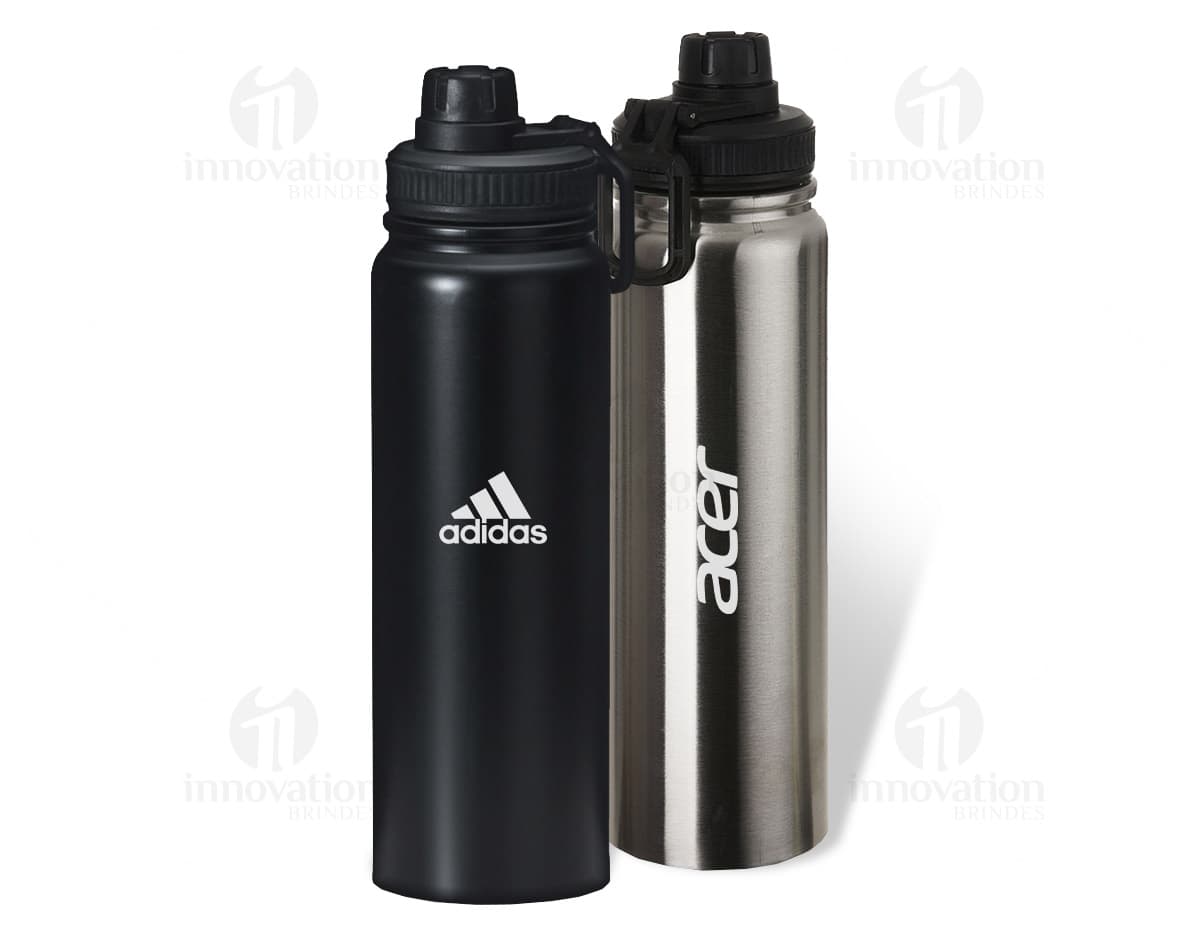 squeeze de metal 1,1l - Recipiente resistente e durável para armazenar líquidos diversos. Ideal para uso em viagens, academias e no dia a dia. Garanta já o seu squeeze de metal de 1,1 litros e tenha sua bebida sempre à mão!