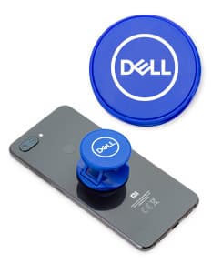 Suporte para celular com design moderno e prático. Perfeito para manter seu celular sempre à mão. Ideal para uso no escritório, em casa ou em viagens. Garanta já o seu! #suporteparacelular #brindes #prático #designmoderno.