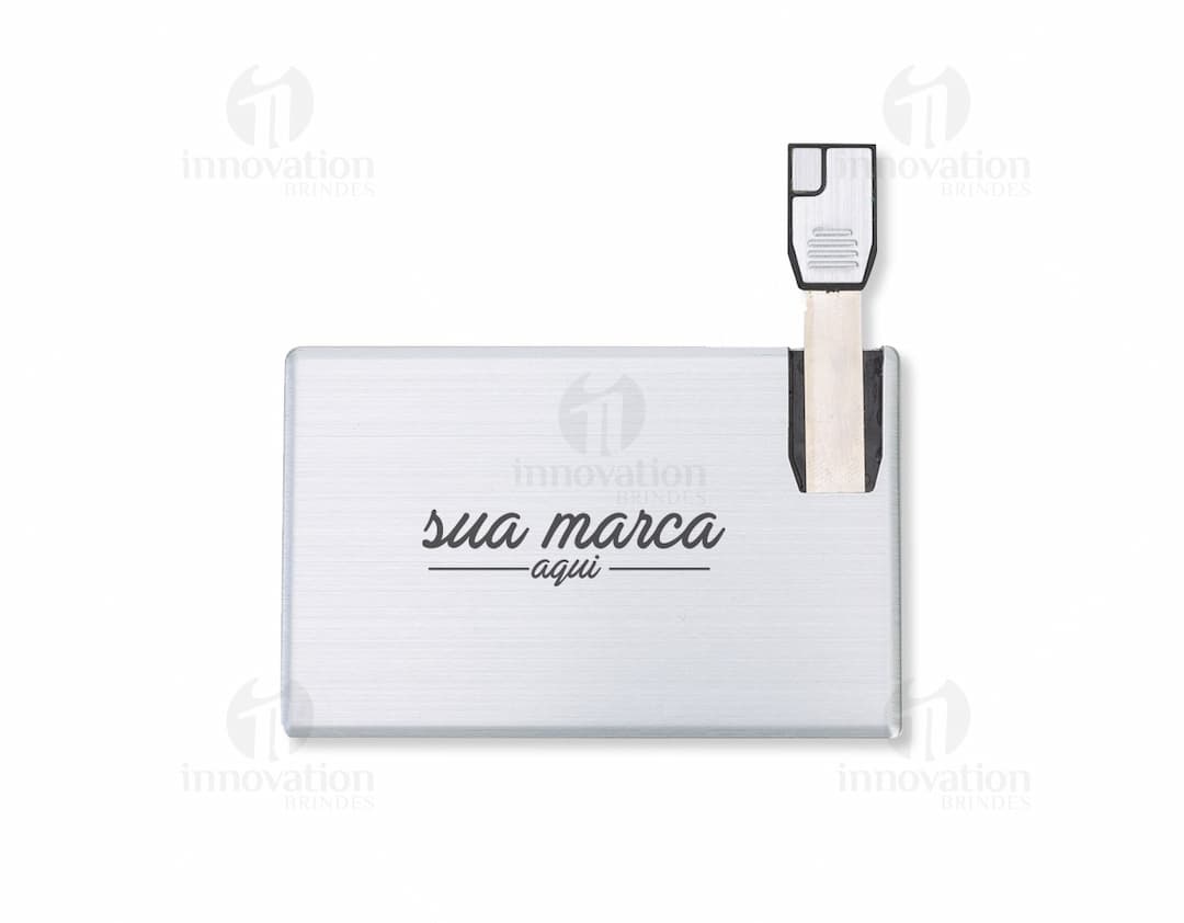 Pen Card 4GB de Alumínio: a solução perfeita para armazenar seus documentos de forma segura e prática. Com design moderno e funcional, este pen card é ideal para profissionais de negócios que buscam praticidade e estilo. Armazene seus arquivos com segurança e tenha acesso rápido a suas informações onde quer que esteja. Adquira já o seu!