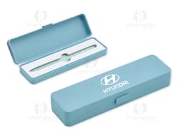 Estojo de fibra de bambu para escritório e escola. Perfeito para organizar seus materiais de forma ecológica e prática. Feito